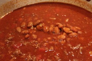 adding beans