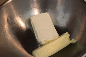 cream cheese and butter