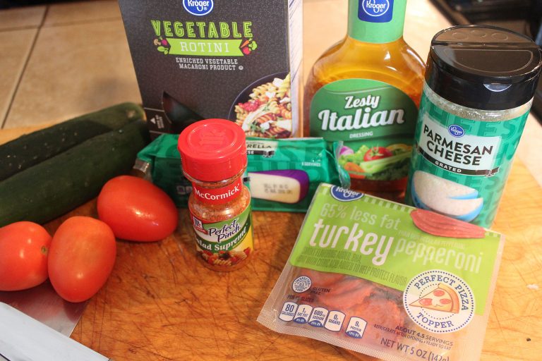 Zesty Pasta Salad Supreme Baked Broiled and Basted