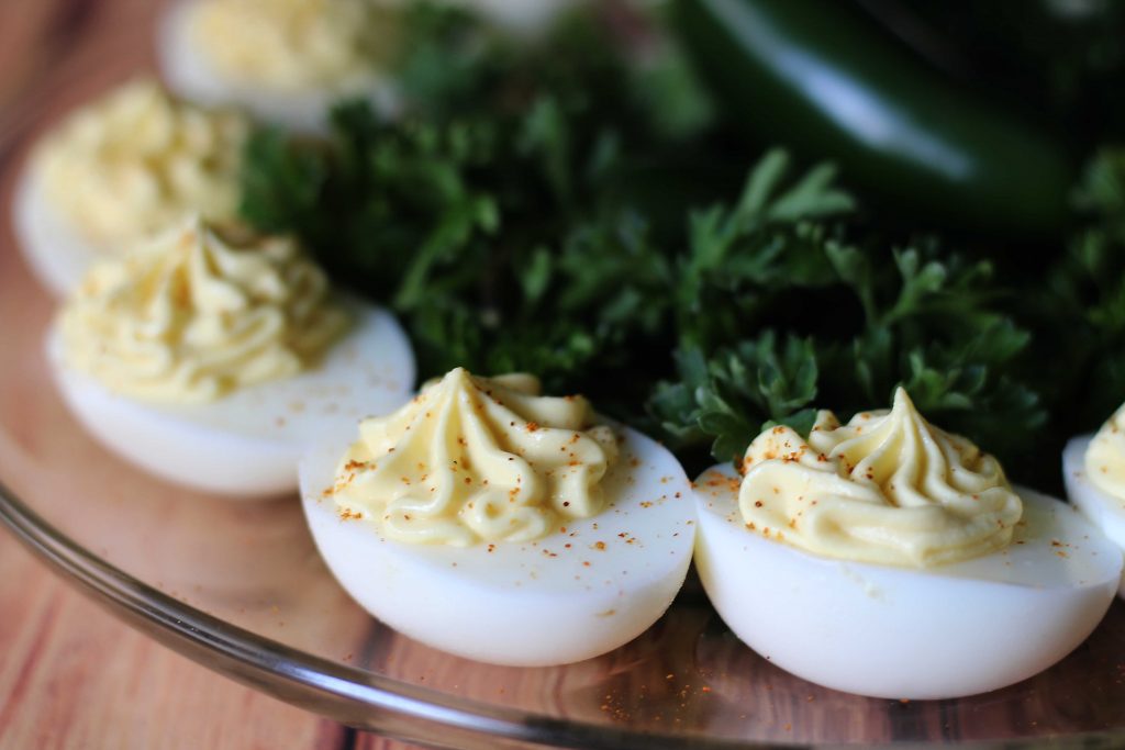 Jalapeno Cream Cheese Deviled Eggs