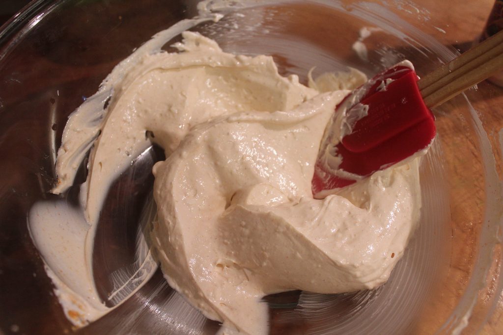 Cream cheese layer