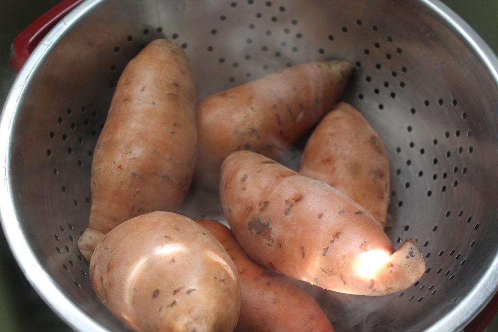 hot sweet potatoes