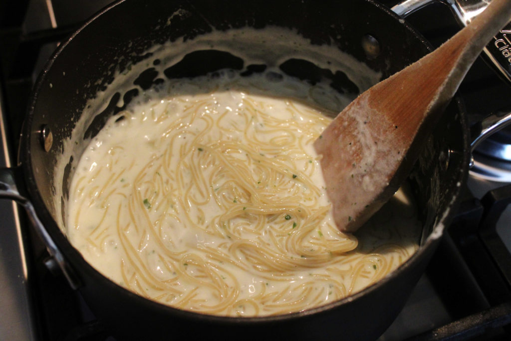 Cooking pasta