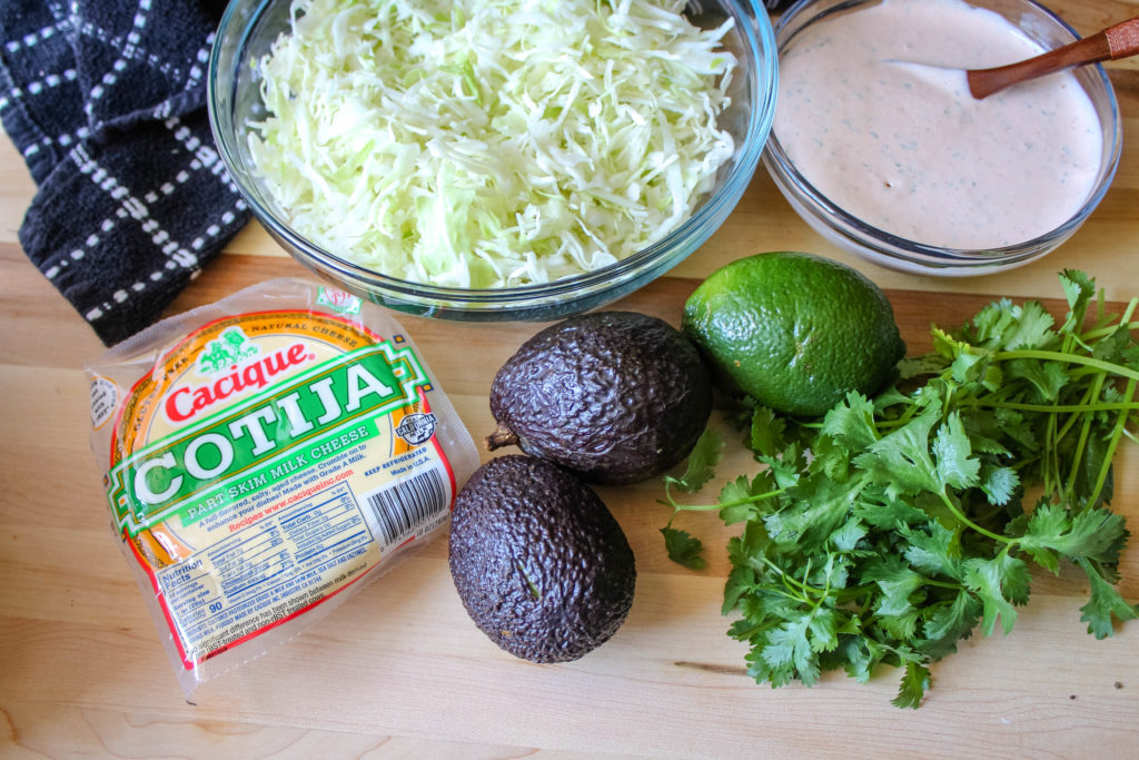 Fish tacos toppings