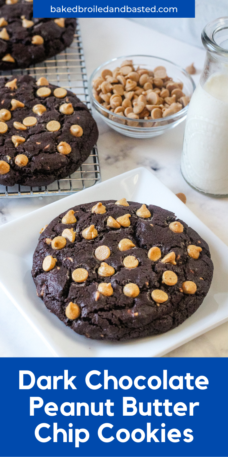 Dark Chocolate Peanut Butter Chip Cookies