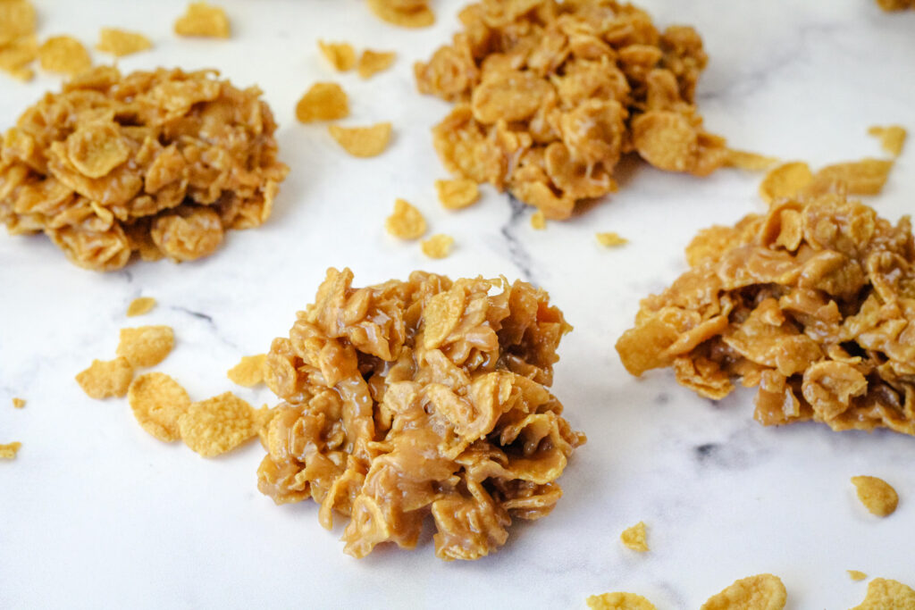 Peanut Butter Cornflake Cookies
