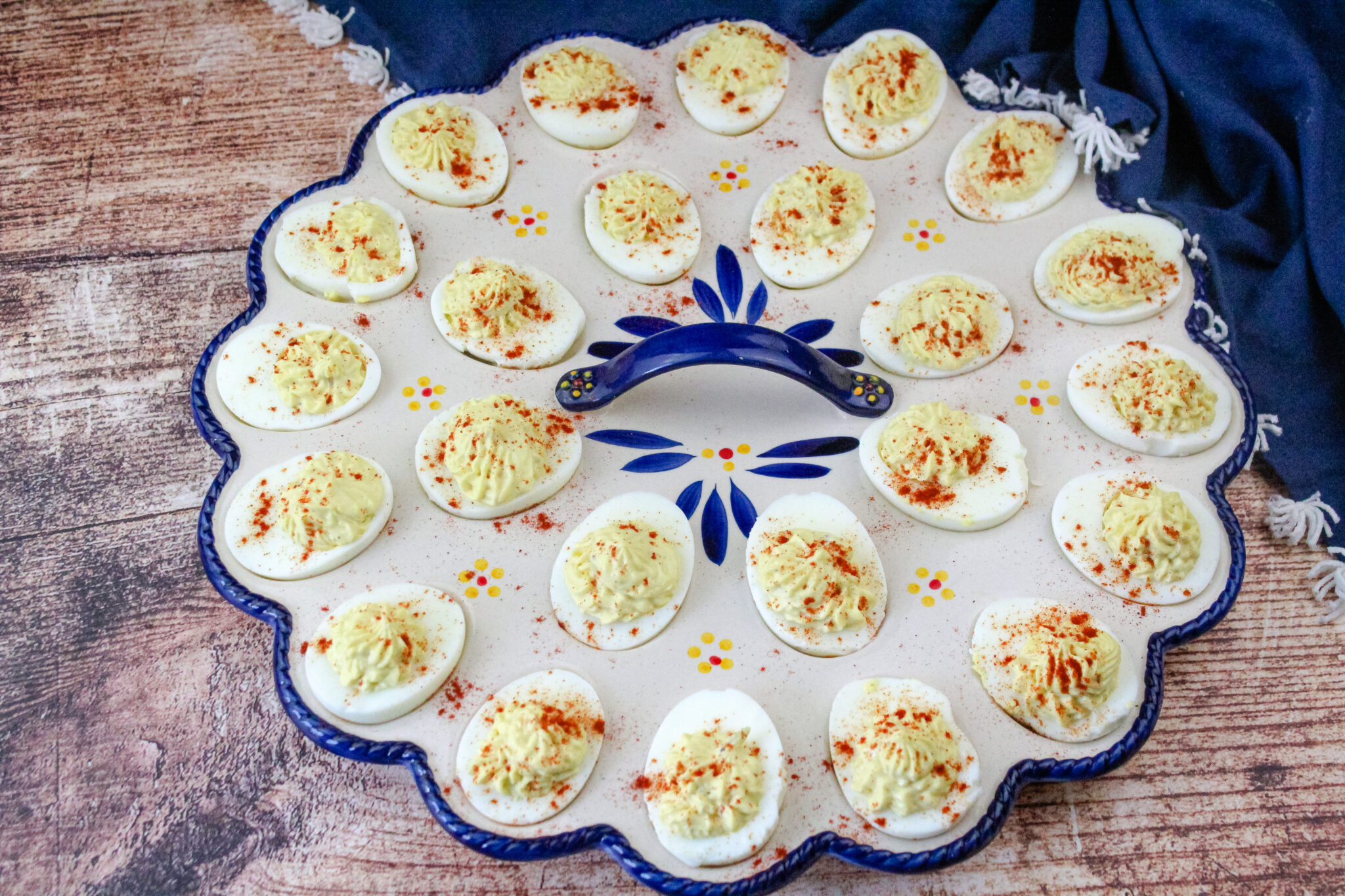Deviled potatoes baked broiled and basted