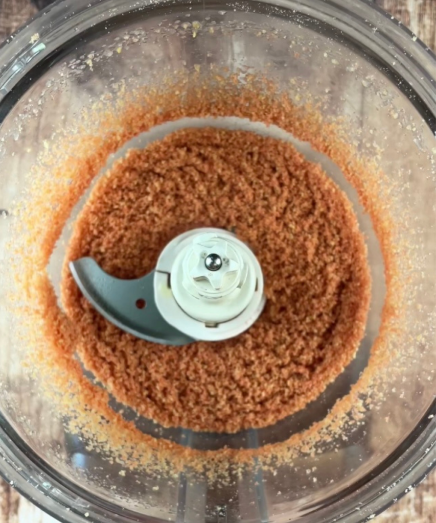 Strawberry Crunch Topping in the food processor 