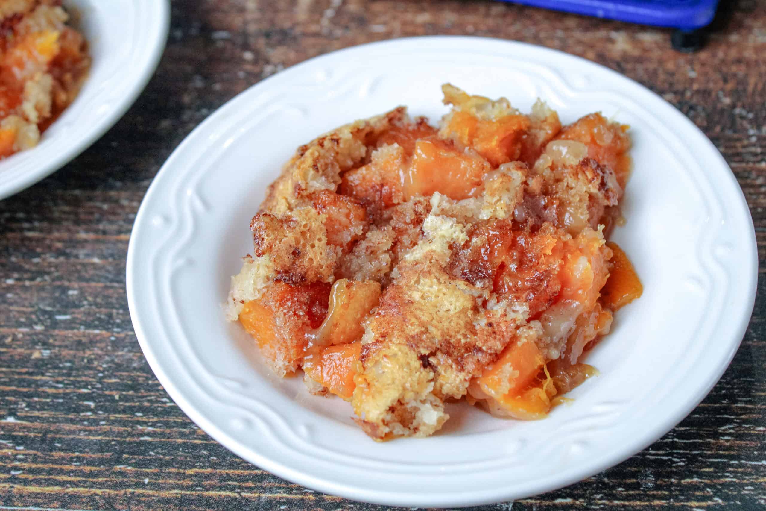 Easy Sweet Potato Cobbler - Baked Broiled and Basted