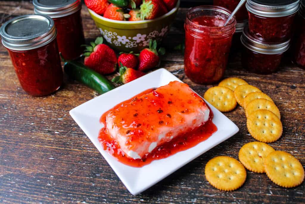 Sweet and Spicy Strawberry Jalapeño Jam