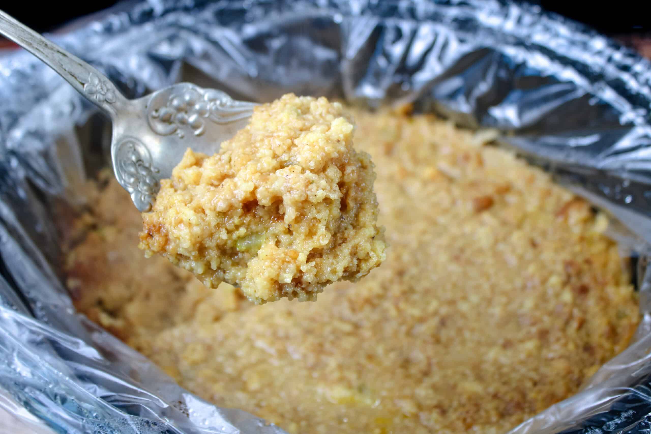 Slow Cooker Cornbread Dressing